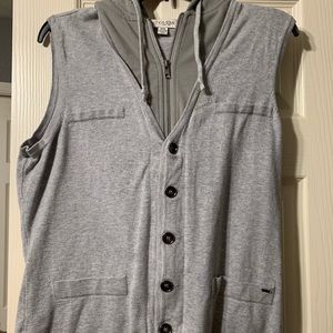 Guess vest hoodie.